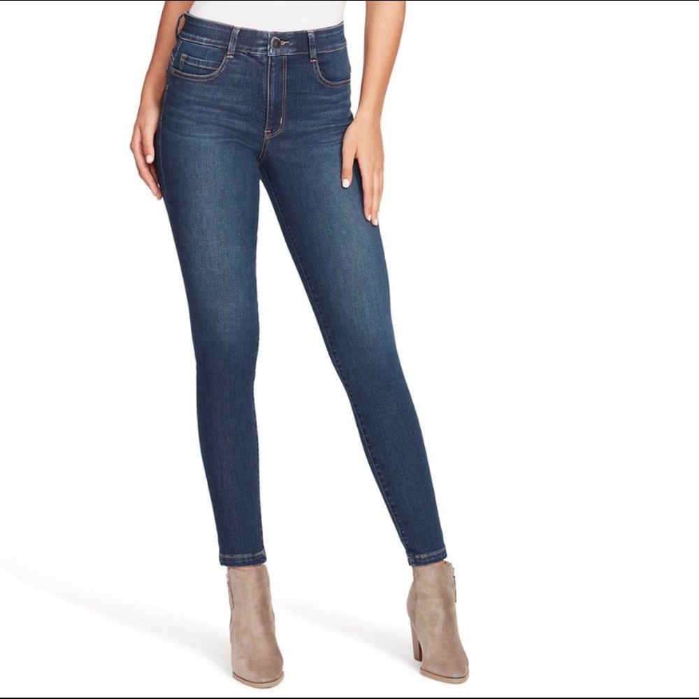 Vintage America Women's Skinny Jeans - Indigo